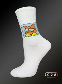Шкарпетки Кіт в окулярах